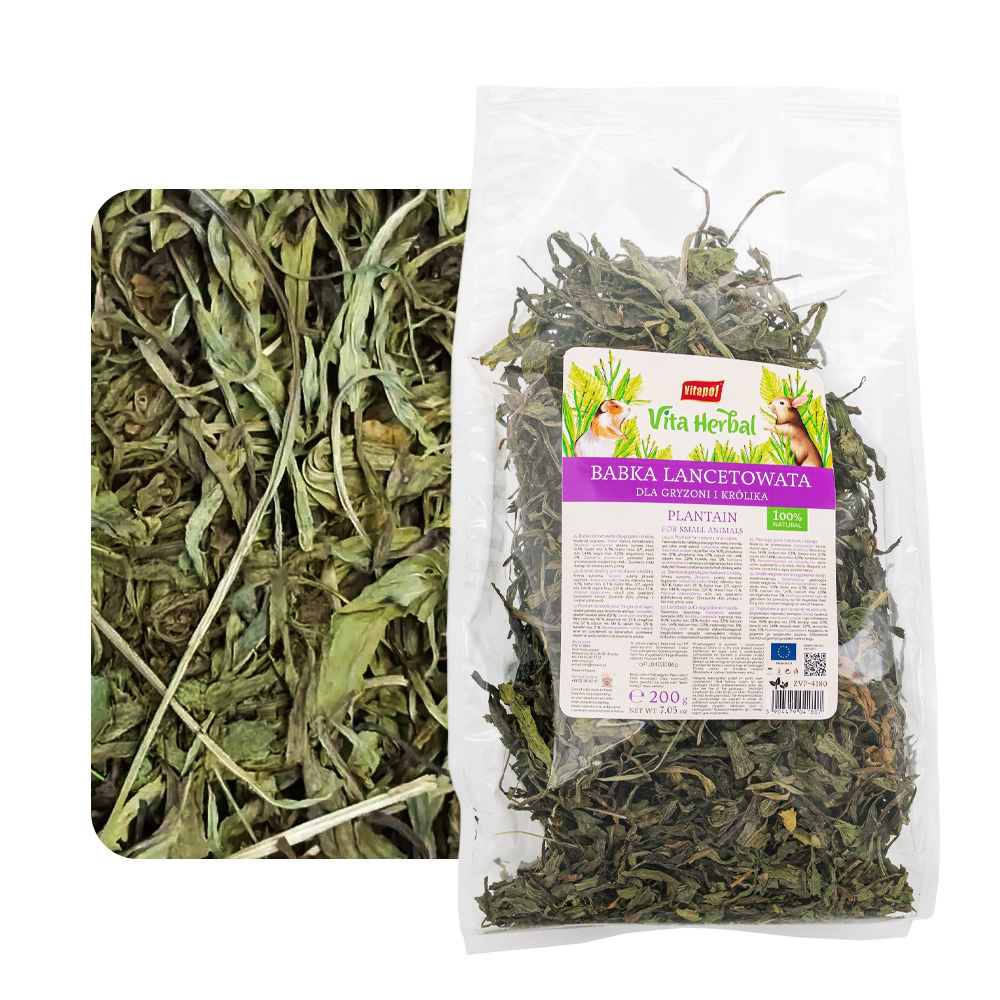 Vitapol Vita Herbal Babka lancetowata dla gryzoni i królika 200g